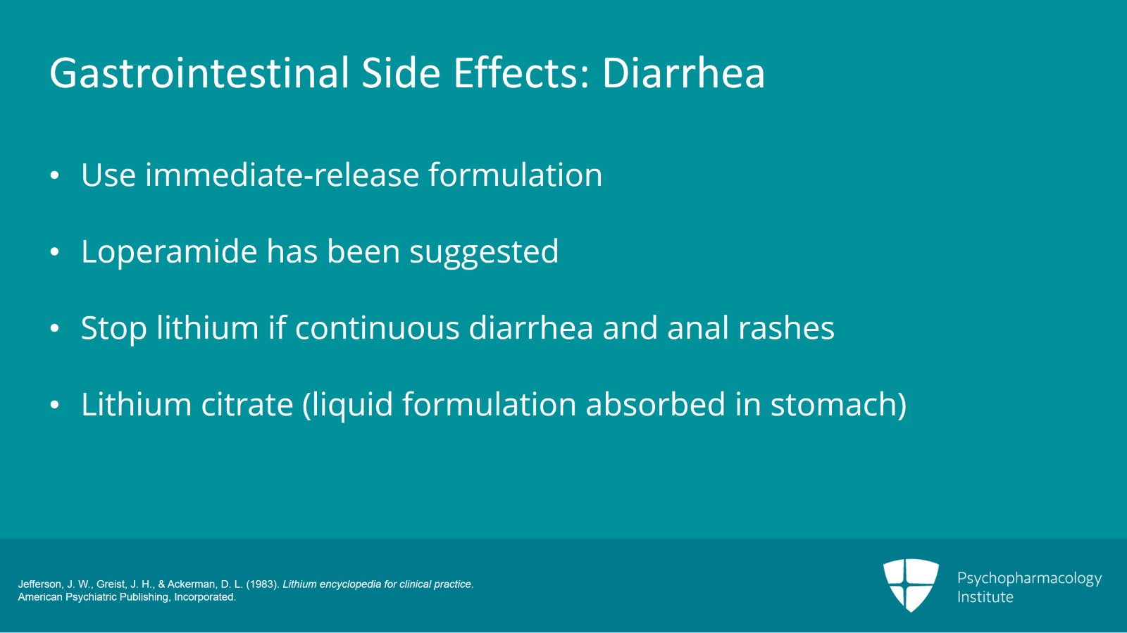 How to Manage GI Side Effects and Weight Gain Due to Lithium